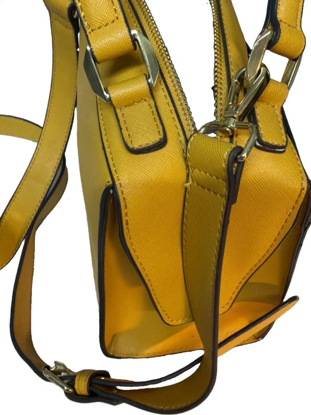 Steve Madden Yellow Structured Women’s Satchel Shoulder Bag